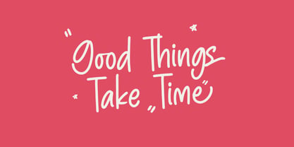 Pinky Doodle Font Poster 2