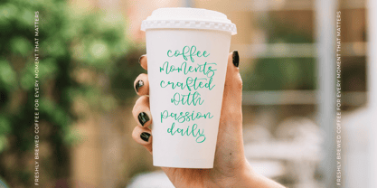 Break Flavor Font Poster 8