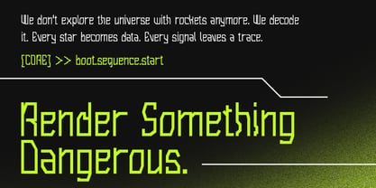 Ecliptic_Transit Font Poster 2