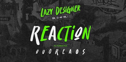 Lazy Designer Font Poster 8