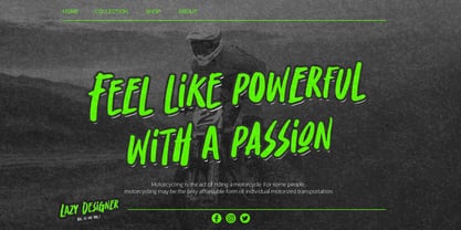 Lazy Designer Font Poster 4