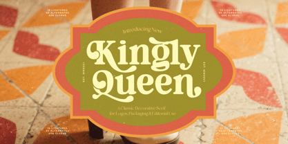 Kingly Queen Font Poster 1