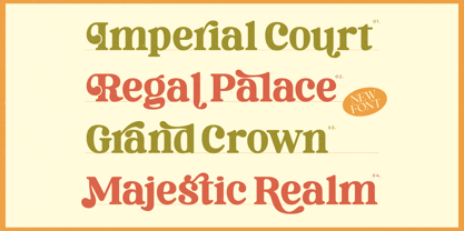 Kingly Queen Font Poster 5