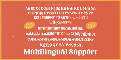 Kingly Queen Font Poster 15