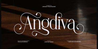 Angdiva Font Poster 1