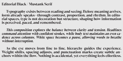 Mustank Serif Font Poster 9