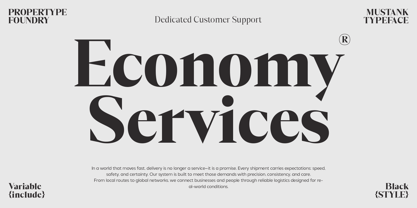 Mustank Serif Font Poster 11