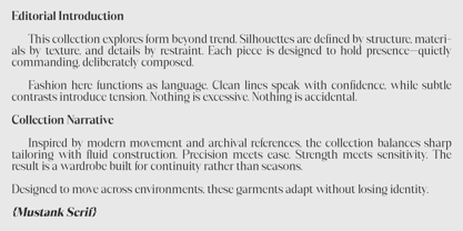Mustank Serif Font Poster 7
