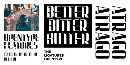 Atrago Font Poster 7