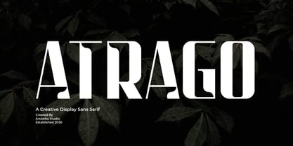 Atrago Font Poster 1