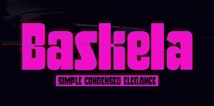 Baskela Display Font Poster 1