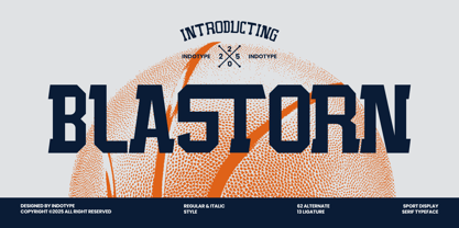 IT Blastorn Font Poster 1