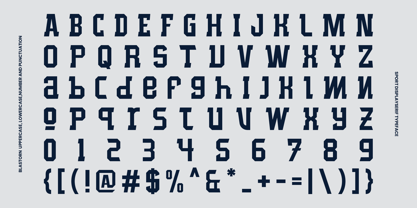 IT Blastorn Font Poster 5