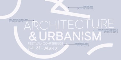 Tirion Font Poster 9