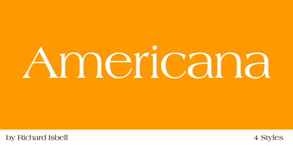 Americana Font Poster 6