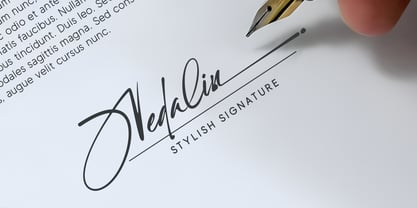Nedalin Font Poster 3
