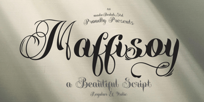 Maffisoy Font Poster 1