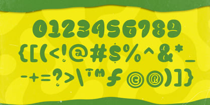 Bubble Wink Font Poster 5