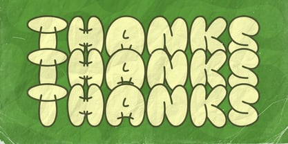 Bubble Wink Font Poster 8