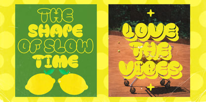 Bubble Wink Font Poster 7