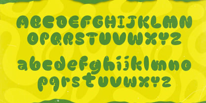 Bubble Wink Font Poster 3