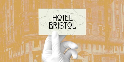 Bristol Nouveau Font Poster 8