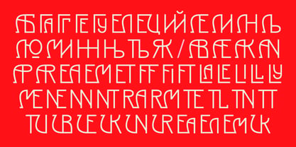 Bristol Nouveau Font Poster 5