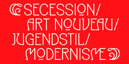 Bristol Nouveau Font Poster 2