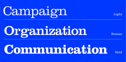 Clarendon Font Poster 4