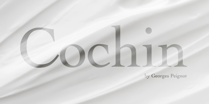 Cochin Font Poster 1