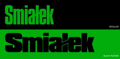 Compacta Font Poster 2