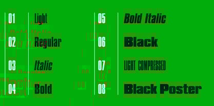 Compacta Font Poster 4