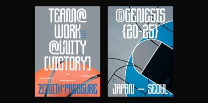 IT Nex Condense Font Poster 3
