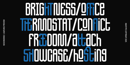 IT Nex Condense Font Poster 4