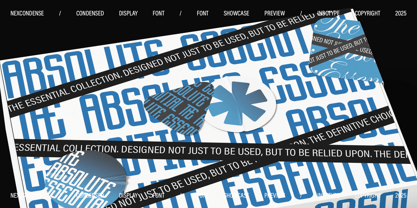 IT Nex Condense Font Poster 9