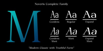 Noveris Forma Font Poster 3