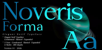 Noveris Forma Font Poster 1