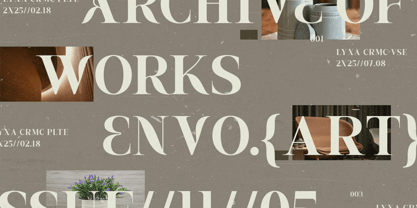 Acthirey Font Poster 9