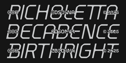 403 Edsonna Font Poster 9