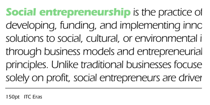 ITC Eras Font Poster 3