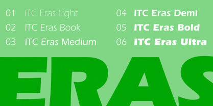 ITC Eras Font Poster 5