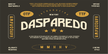 Dasparedo Font Poster 1