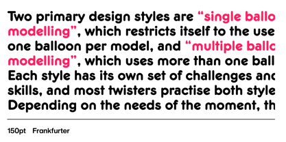 Frankfurter Font Poster 3