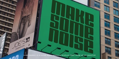 Same Energy Font Poster 11