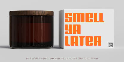 Same Energy Font Poster 14