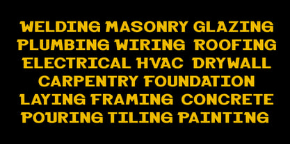 Black Molding Font Poster 14