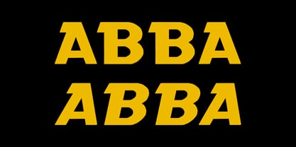Black Molding Font Poster 13