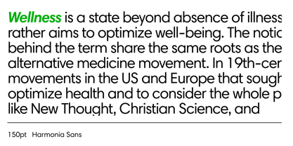 Harmonia Sans Font Poster 3