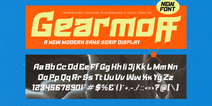 Gearmoff Font Poster 1