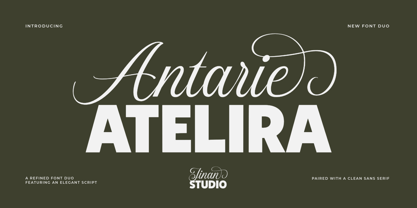 Antarie Atelira Font Poster 1